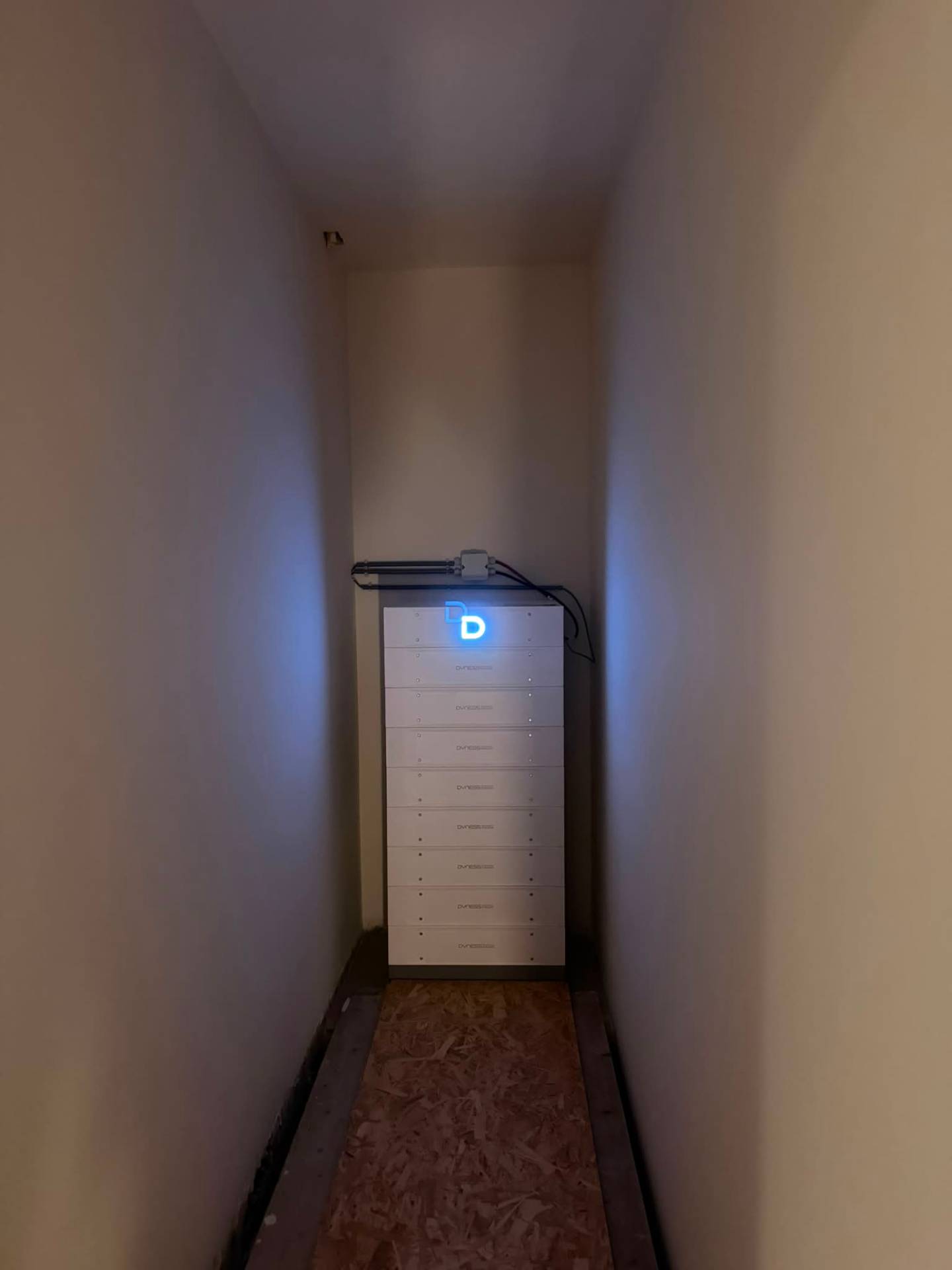 Residentiële thuisbatterij installatie